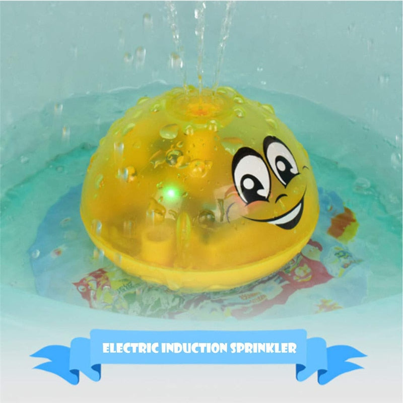 Bath Toys Spray Water Light Rotate with Shower Pool Kids Toys for Children Toddler Swimming Party Bathroom LED Light Toys Gift
