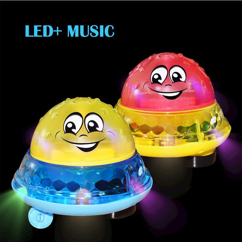 Bath Toys Spray Water Light Rotate with Shower Pool Kids Toys for Children Toddler Swimming Party Bathroom LED Light Toys Gift
