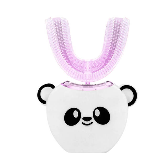 Smart U 360 Degrees Kids Sonic Electric Toothbrush Music Silicon Automatic Ultrasonic Teeth Tooth Brush Cartoon Pattern Children